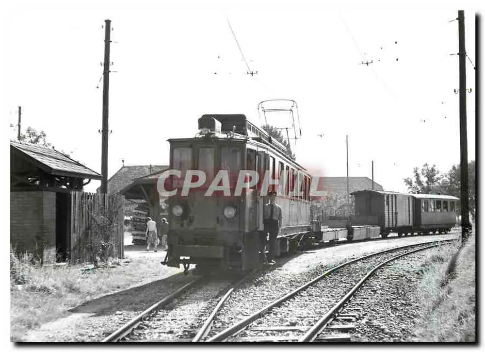 1956년 10월 1일, 스타-세르주에서 겐올리에 향하는 혼합열차 — 사진 J. 바진 — BVA, 알로이스 폴케 83, 1018 - 앞면