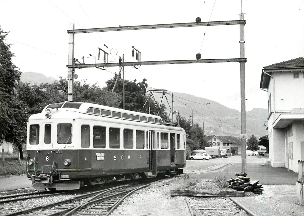 Tramway SGA n°6 — Altstätten — Foto J.L. Rochaix - Vorderseite