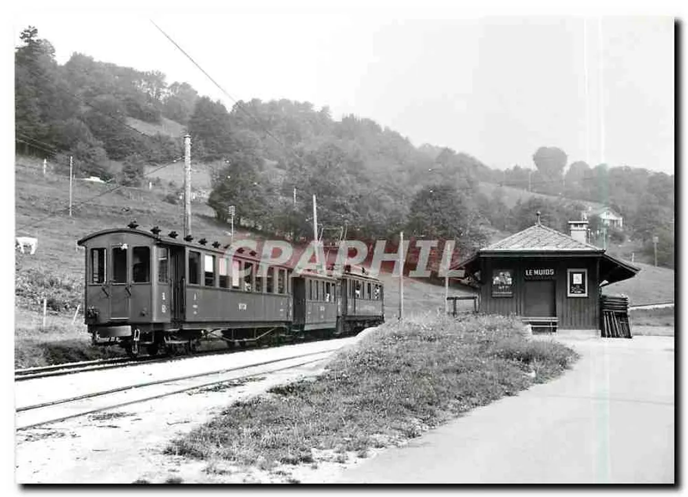 Bahnhof Muïds — Seilbahnstation — Foto J.L. Rochaix - Vorderseite
