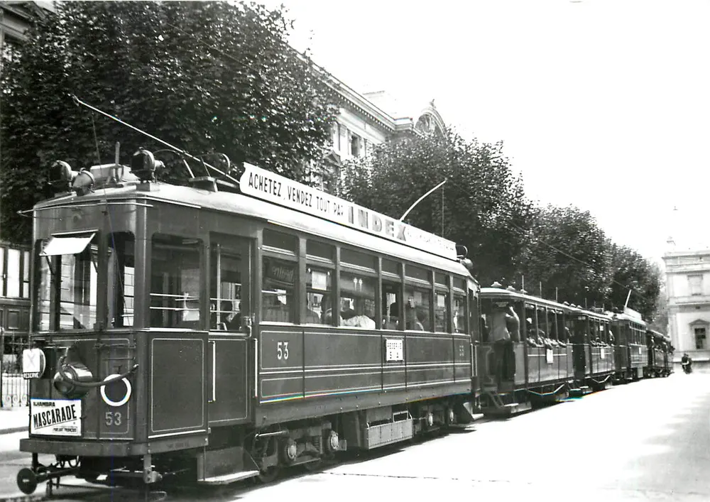 Tramway n°53 — Mascaraide — BVA, Aloys Fauquez, 151.2 CGTE - Vorderseite