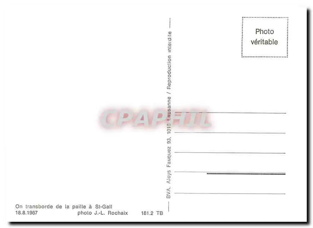 Transbordo di paglia a San Gallo — BVA 181.2 TB — foto J.-L. Rochaix - Verso