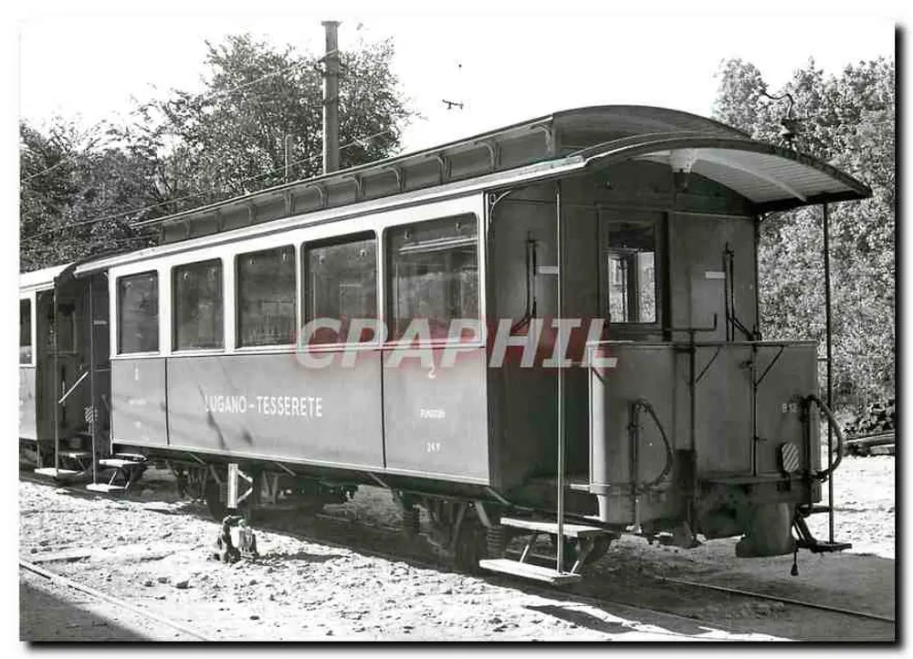 Tramway B 12 — Lugano-Tesserete — Photo J.-L. Rochaix - Vorderseite
