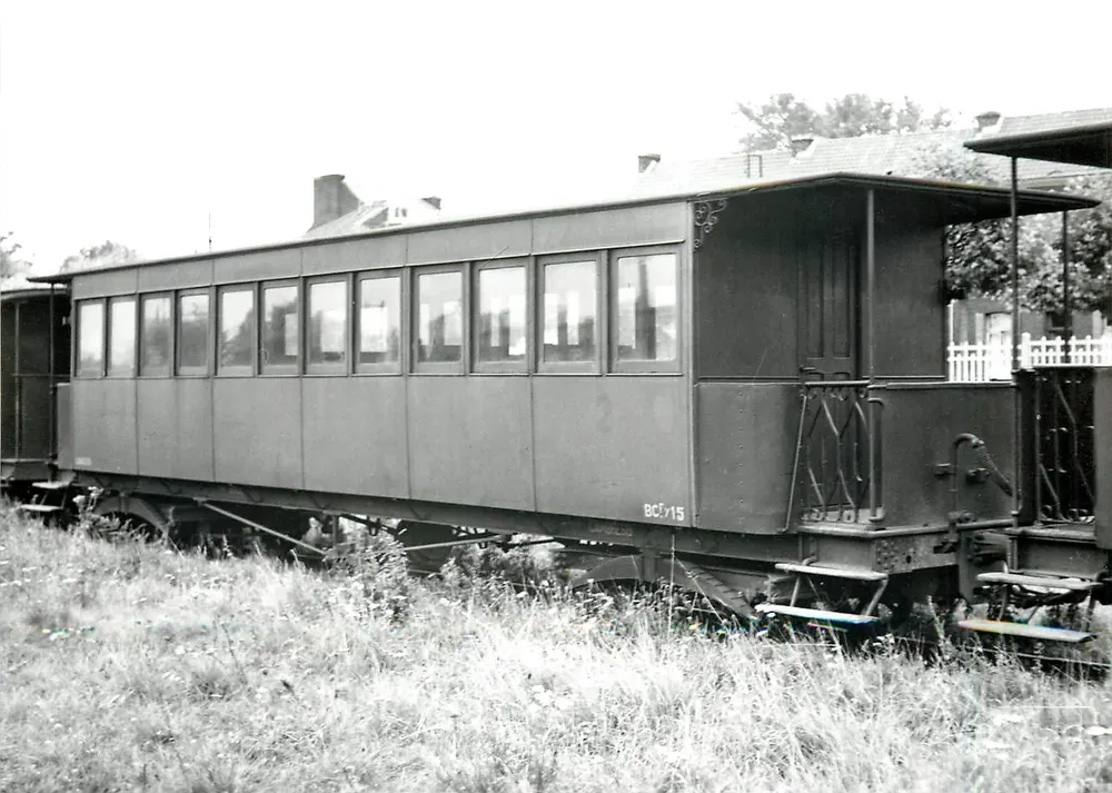 Train BCf 15 in Denain — 4.9.1957 — Photo B. Rozé — 618.8 CFC - Front