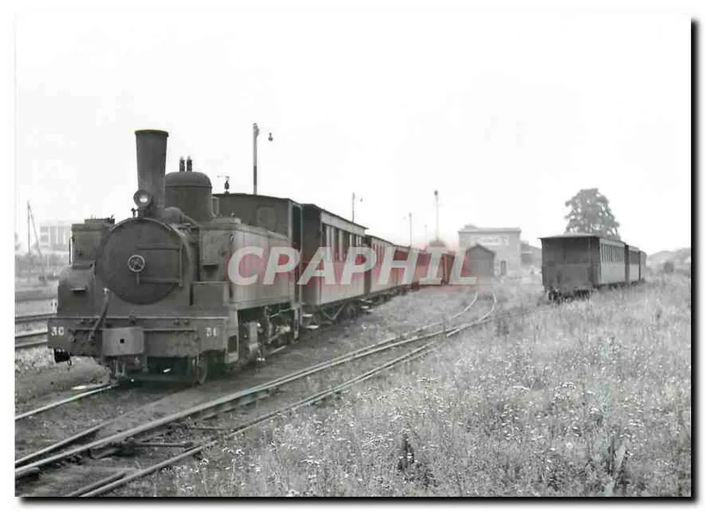 Dampfzug in Denain — Abfahrt nach Caudry — Foto B. Rozé - Vorderseite
