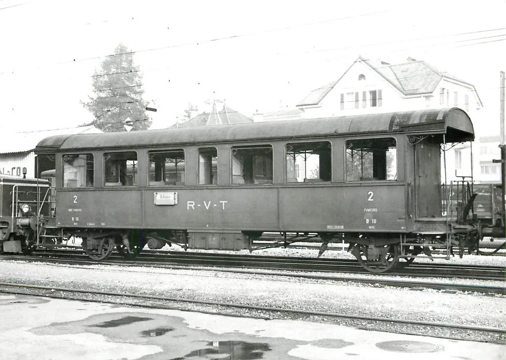 RVT B² 18 — arrivée 1951, démolie 1965 — éditeur Ernst & Leutwiler, Zurich - Recto