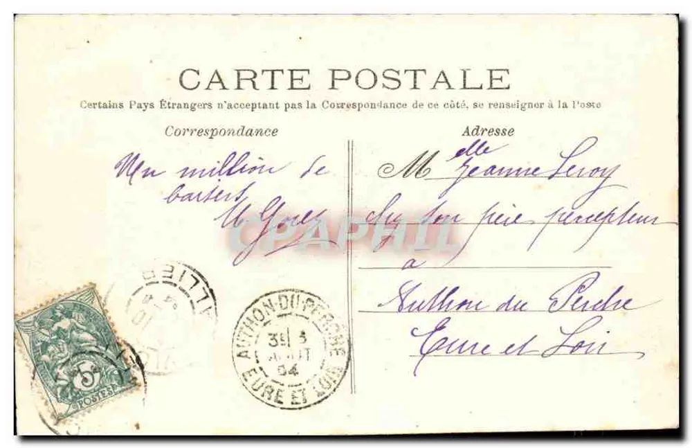 Vichy — Galerie promenoire — Édition Giletta, phot. Nice, n° 2748 - Verso