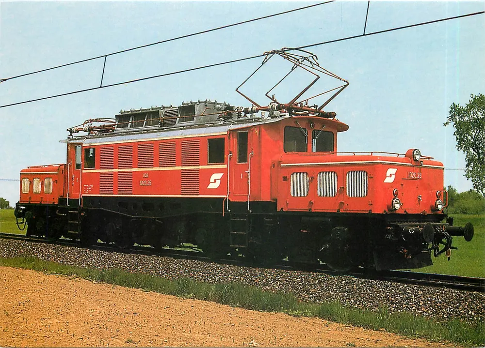 विद्युत लोकोमोटिव 1020.25 — ÖBB, 1941 — श्रृंखला 1, छवि 7 - आगे