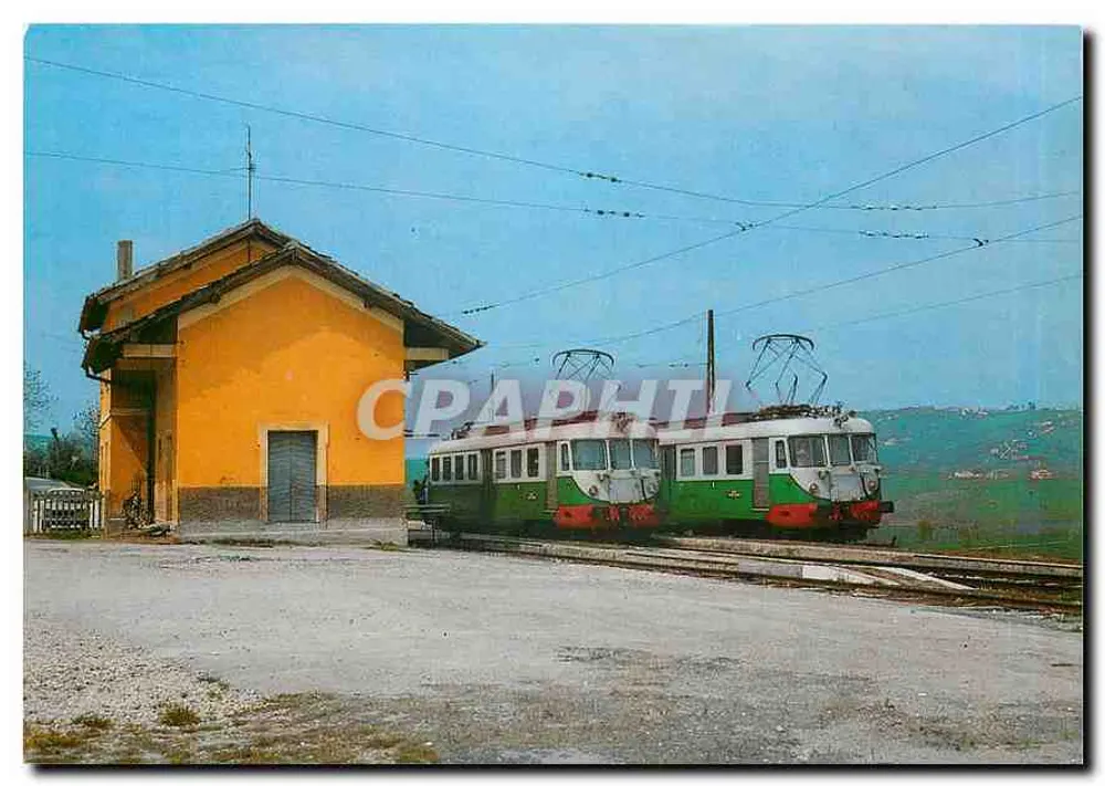 Stazione di San Eusanio — Crocetta-Castel di Sangro — Ferrovia Sangritana F.A.A. - Vorderseite