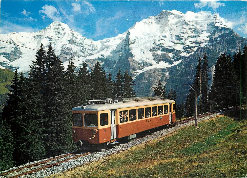 Jungfrau-Zug — Jungfraubahn — Verlag Schaefer, Thun - Vorderseite