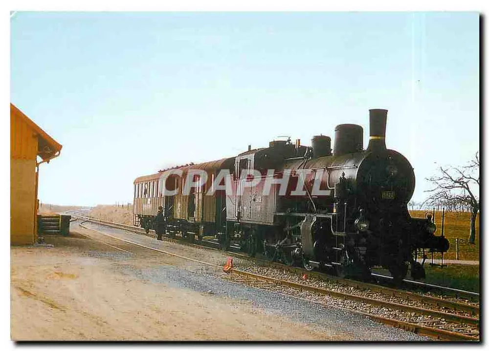 भाप रेलगाड़ी Eb3/5 5826 — पुरानी लाइन Nyon, Crassier, Divonne-les-Bains — Éditions du Cabri - आगे