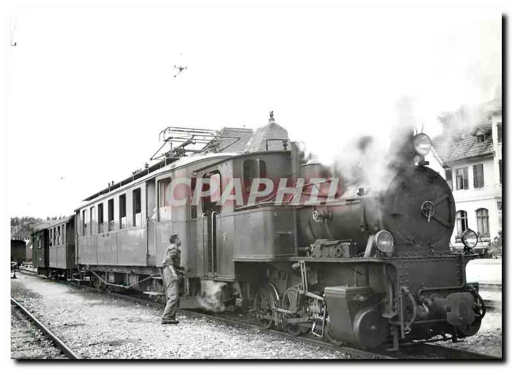 Spezialzug nach Saignelégier am Noirmont — 10.8.1952 — Foto P. Willen - Vorderseite