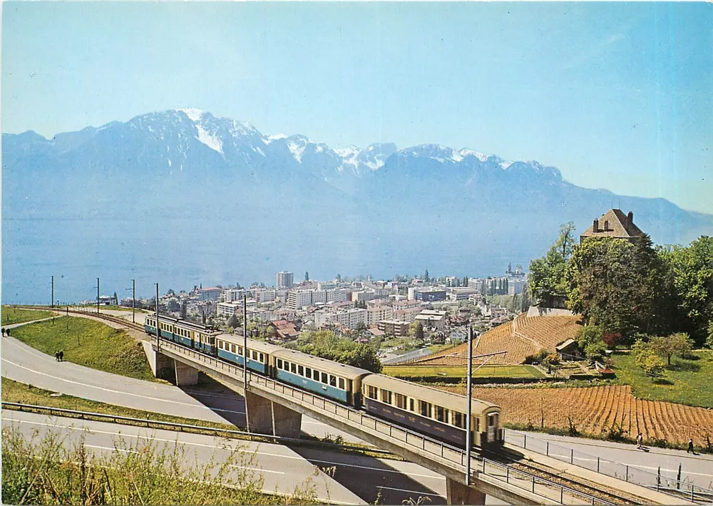 Montreux-Clarens — Herr O. B., Clarens und die Alpen — Coloris Editions - Vorderseite