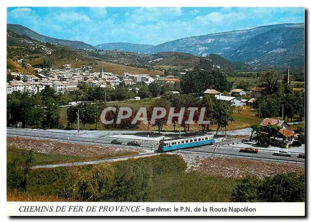 Barrême: der P.N. der Route Napoléon — Chemins de Fer de Provence - Vorderseite