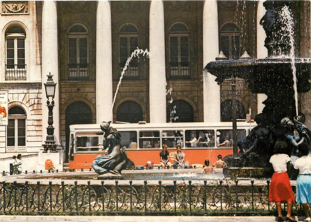 Place Rossio — Lisboa — Companhia Carris de Ferro de Lisboa - Frente