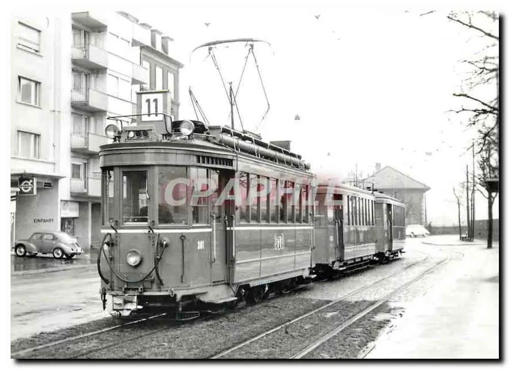 Tramway Ce 2/2 301 — Prototyp SIG (u. BBC) voor de lijn BVB-Überlandlinie 11 — Ernst B. Leuwyrier Verlag - Voorkant