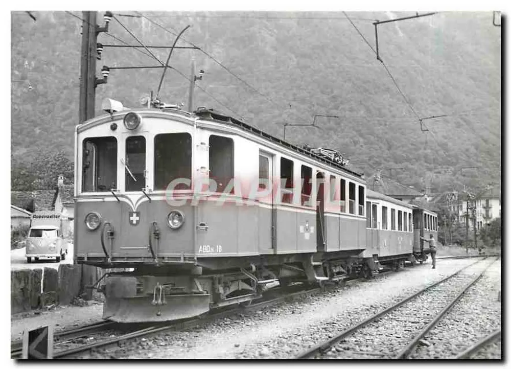 Tramway de Bignasco — Centovalli ABDe 4/4 18 + ex-Stoomtram Groningen-B71 — Ernst B. Lautwiler Verlag Zürich - Frente