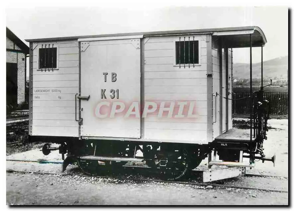 TB K 31 — Wagon da SWS 1903 — Wagonfabrik - Frente