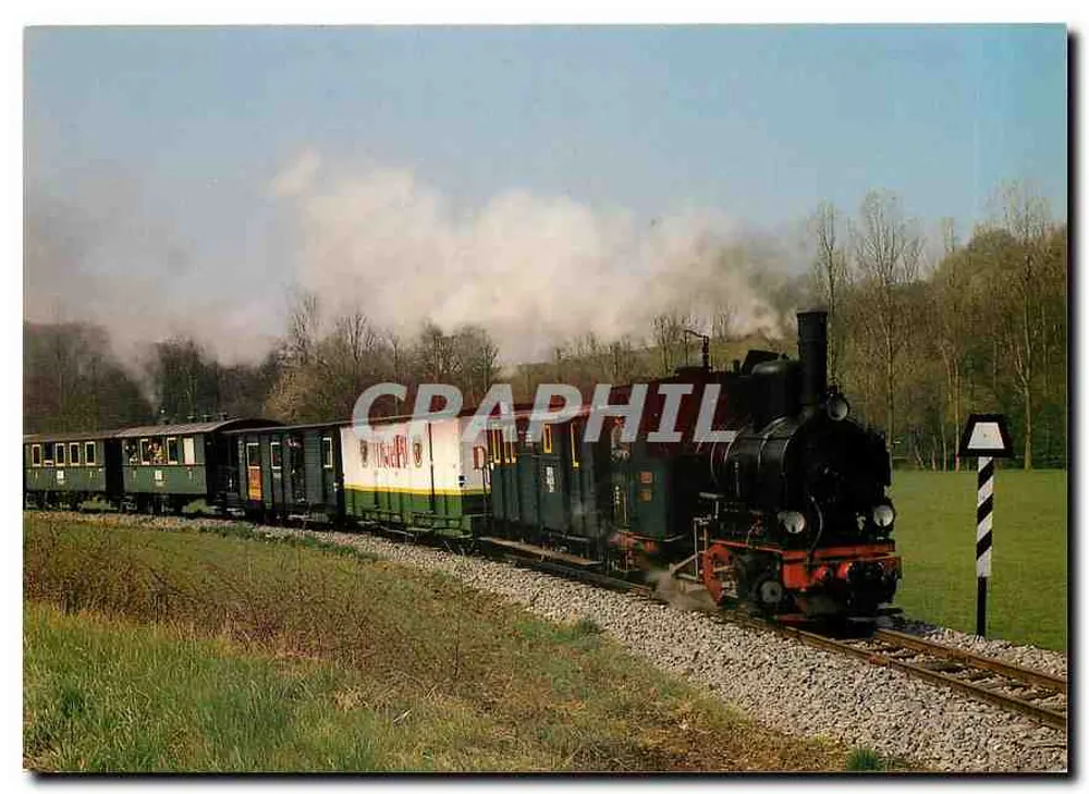 Jagsttalbahn Mückmühl-Dörzbach — Dampflokomotive "Helene" der DGEG, Henschel & Sohn 1919, C n°21, aufgenommen am 25. April 1982 bei Schöntal - Vorderseite