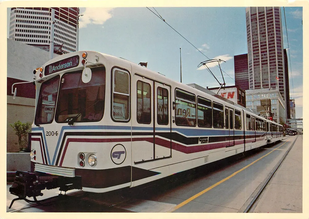 Calgary — Tramway Anderson — Majestic Post Card, Alberta, Canadá - Frente