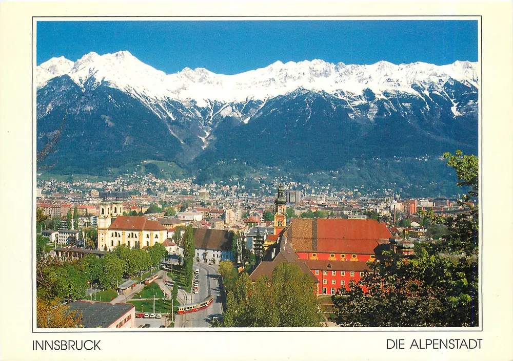 Innsbruck — A cidade das Alpes — H. Purner, Nr. 60/97 - Frente