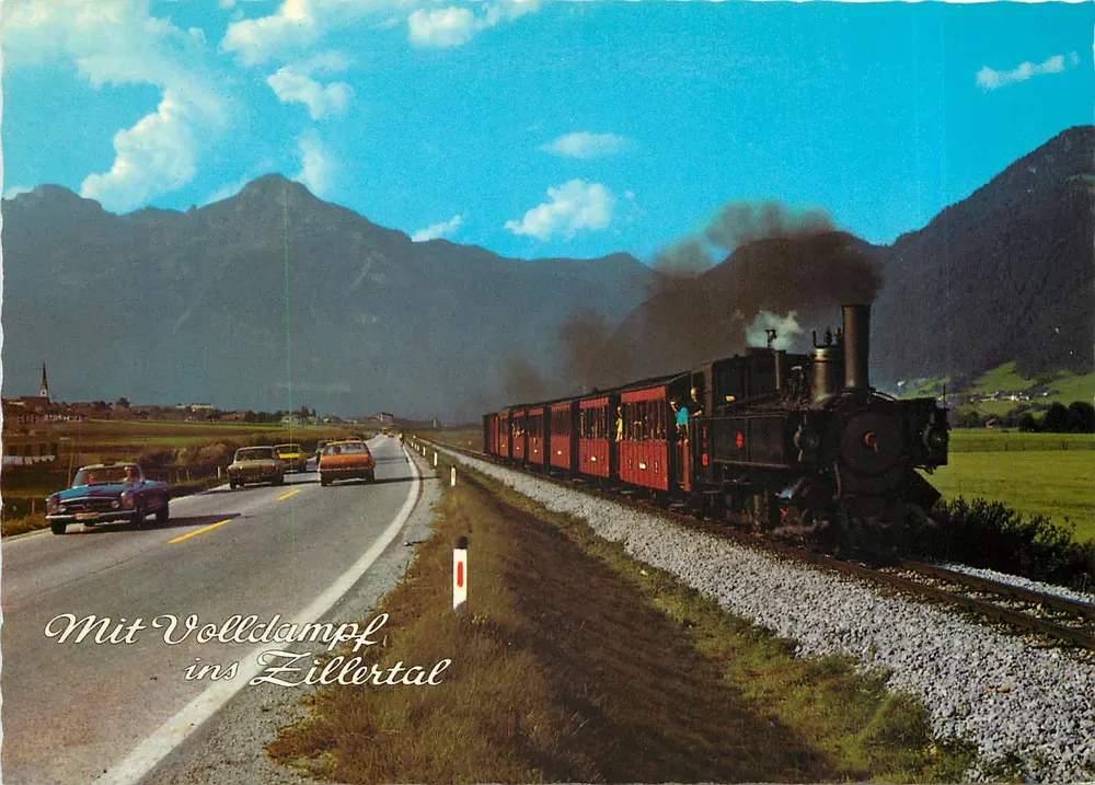 Trem a vapor no Zillertal — Monopol Kunst & Co. — n° 05222/29816 - Frente