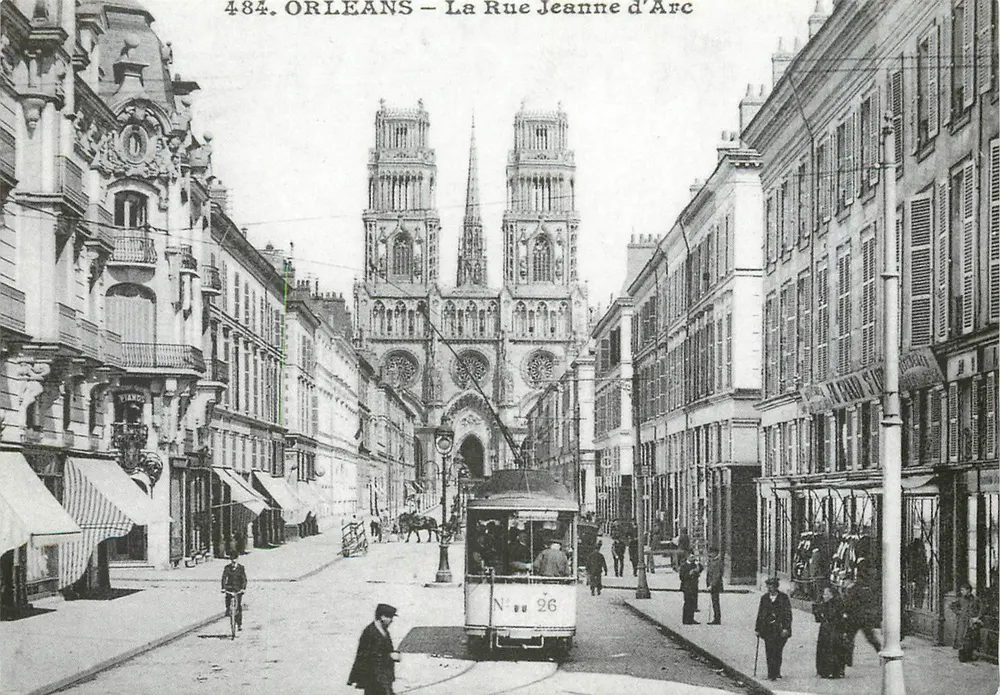 Orléans — A Rua Jeanne d'Arc — Edições Ligneau - Frente