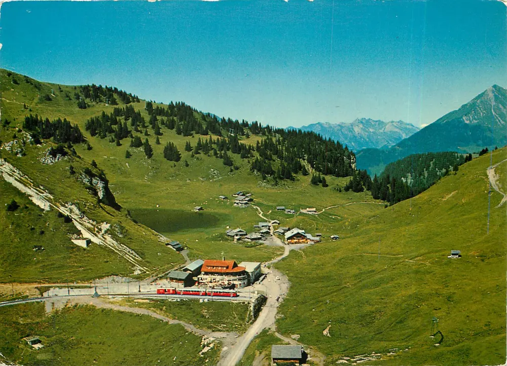 Col de Bretaye — Kette der Vanils — Verlag Nouvelles Notiziarie - Vorderseite