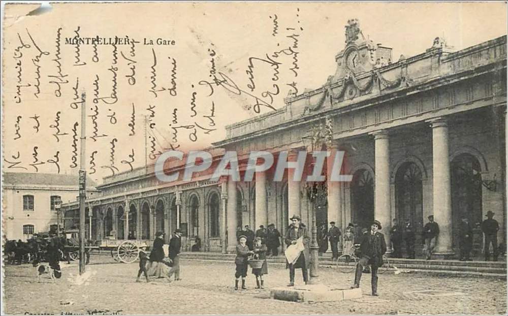 Montreuil — A Estação — Editor: C. Lefebvre, n° 16 - Frente