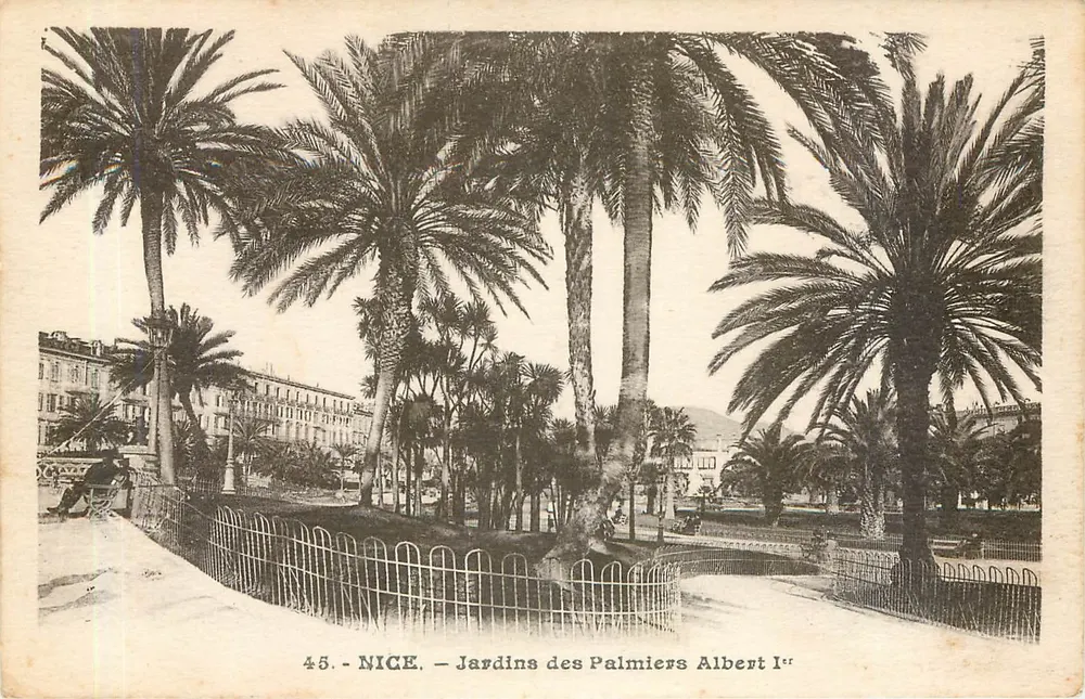 Jardins dos Palmier Albert Ier — Nice — n°45 - Frente
