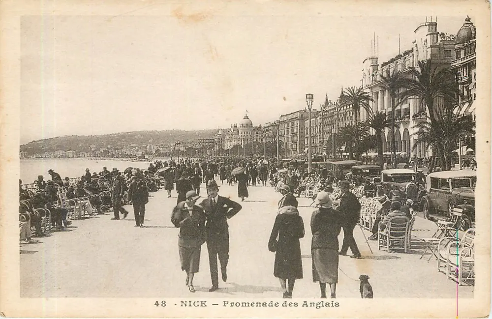 Nice — Promenade dos Ingleses — J. Oulette et Cie, n°48 - Frente