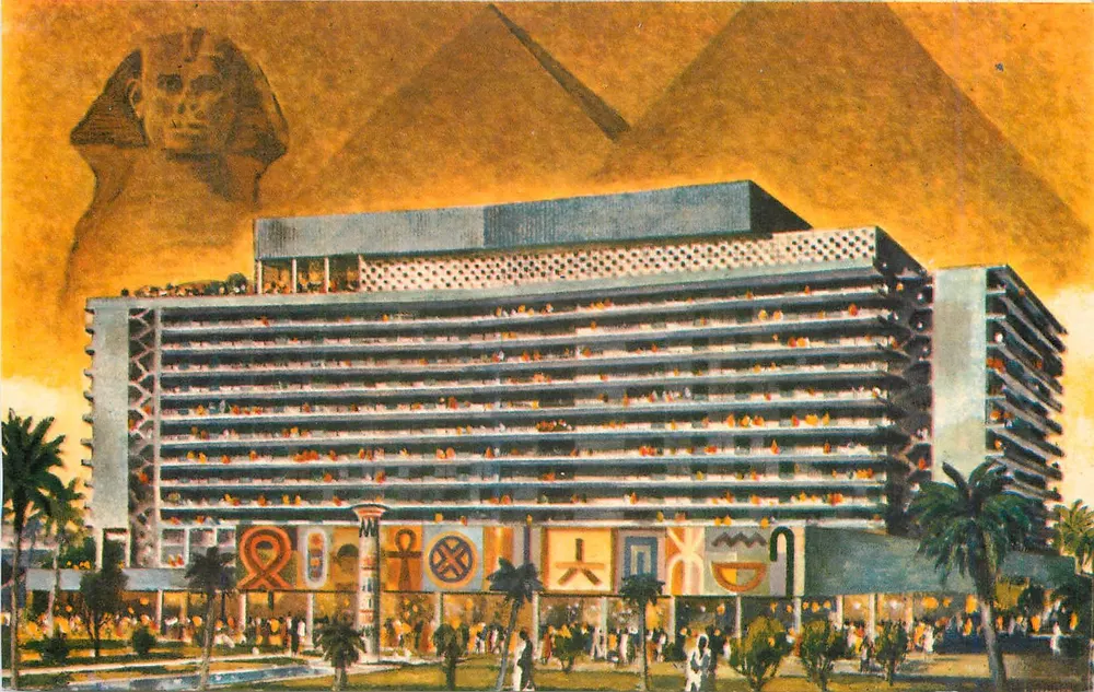 Hilton Hotel in Kairo — Ägypten — Verlag Mile Hilton - Vorderseite