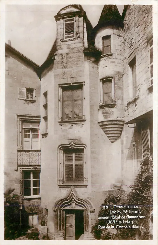 Périgueux — Logis Saint Front, ehemaliges Hotel de Gamanson (16. Jahrhundert) — Rue de la Constitution — Vengey-Périgueux Editions - Vorderseite