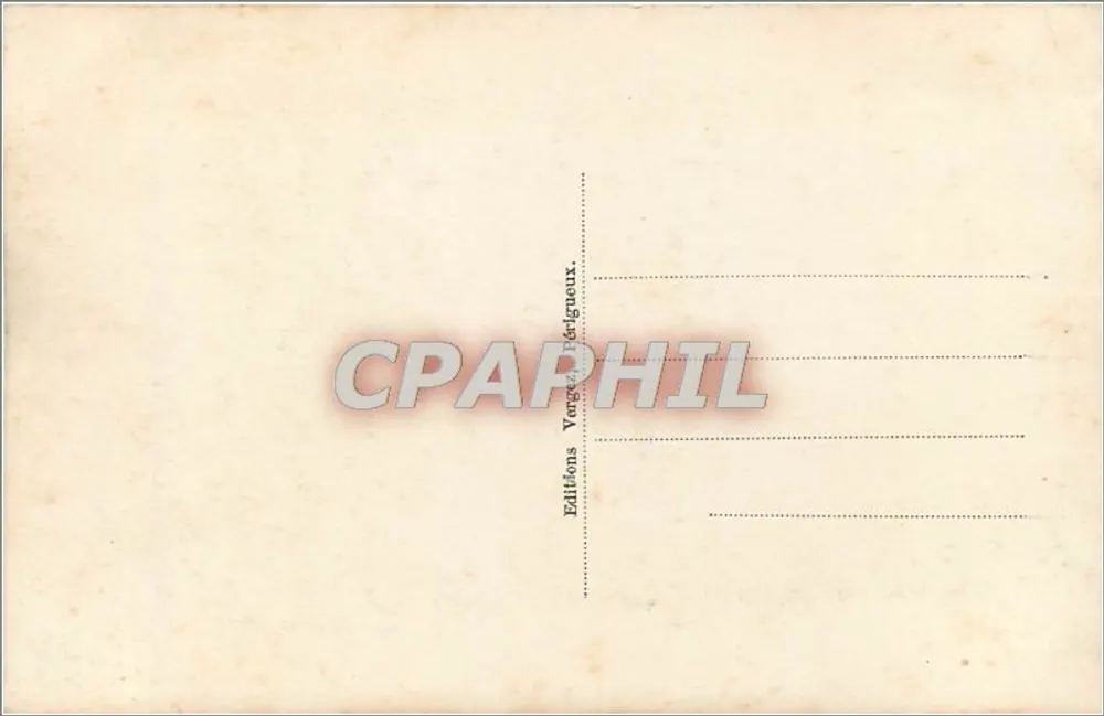 Périgueux — Logis Saint Front, ehemaliges Hotel de Gamanson (16. Jahrhundert) — Rue de la Constitution — Vengey-Périgueux Editions - Rückseite