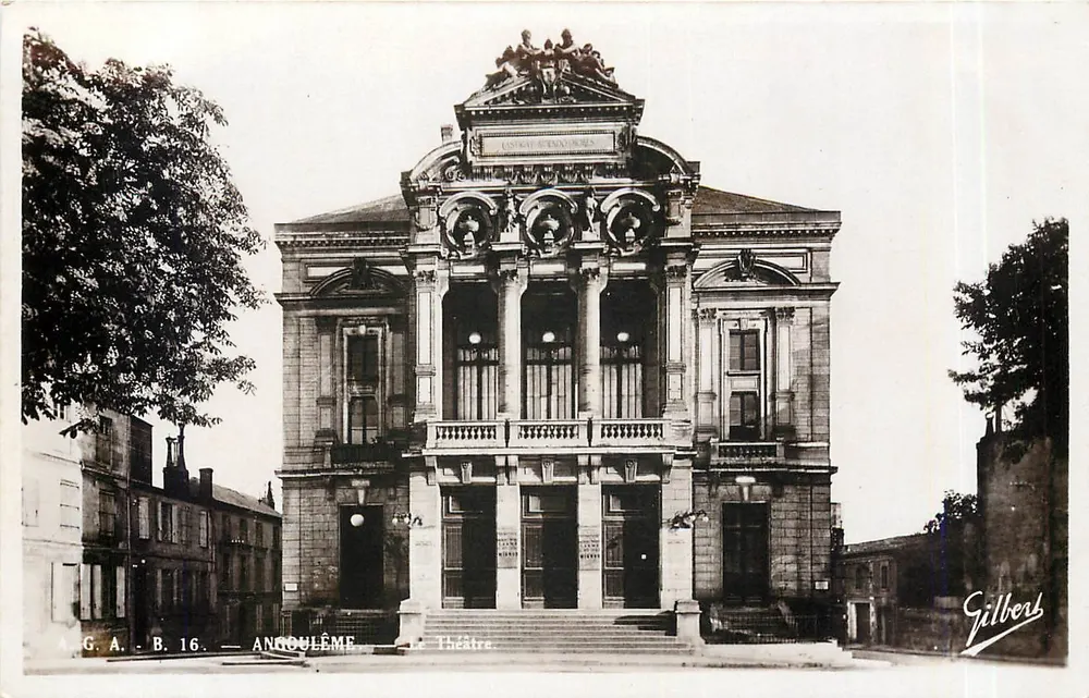Anjouleme — O Teatro — Editor Gilbert - Frente