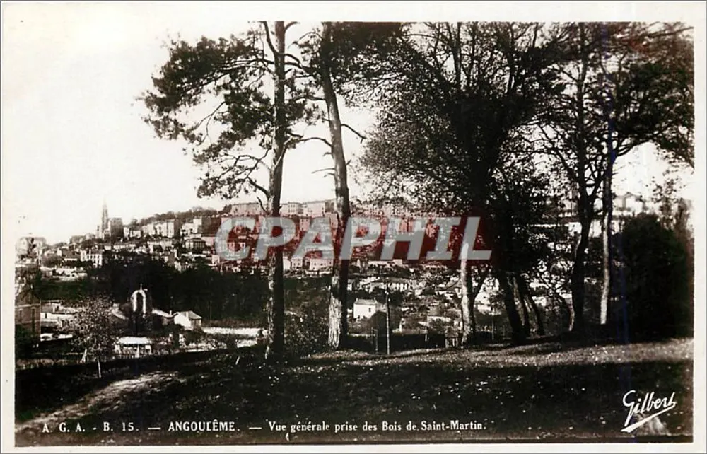 Angoulême — Allgemeiner Blick vom Bois de Saint-Martin — Gilbert - Vorderseite