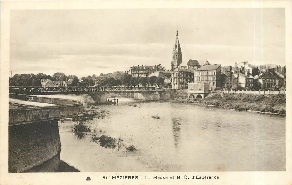 Mézières - A Meuse e Nossa Senhora da Esperança — n° 51 - Frente
