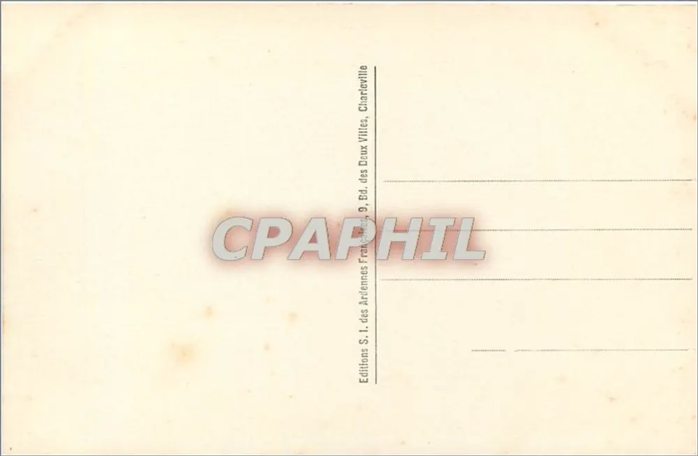Revin — widok z Malgré-Tout — Wydawnictwo S.I. z Ardenii Francuskiej, Charleville - Rewers