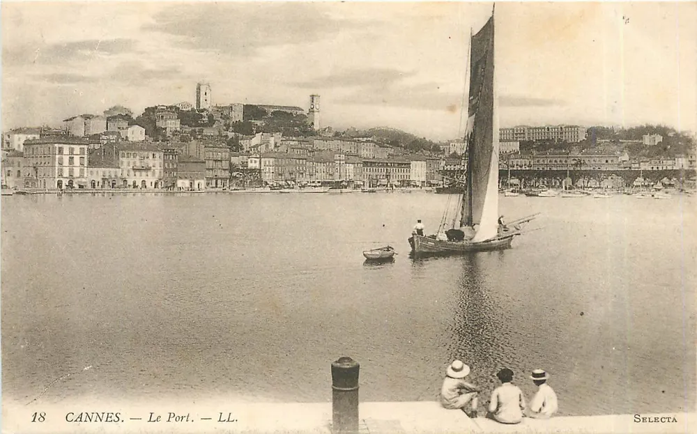 CANNES — Der Hafen — LL — Selecta - Vorderseite