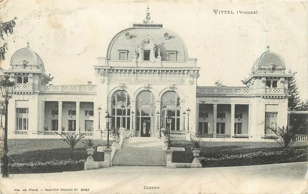 Casino de Vittel (Vosges) — editor imp. ad. Weick, número de série 3343 - Frente