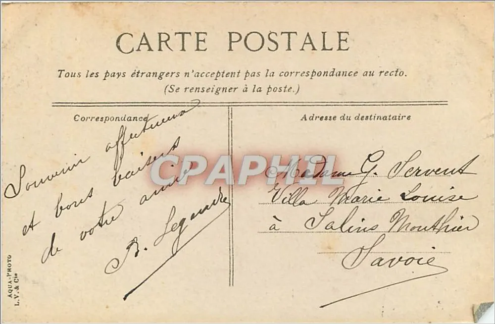 Trouville - Sur la plage. — Editor: Aqua-Photo L.V. & Cie, n°4 - Verso