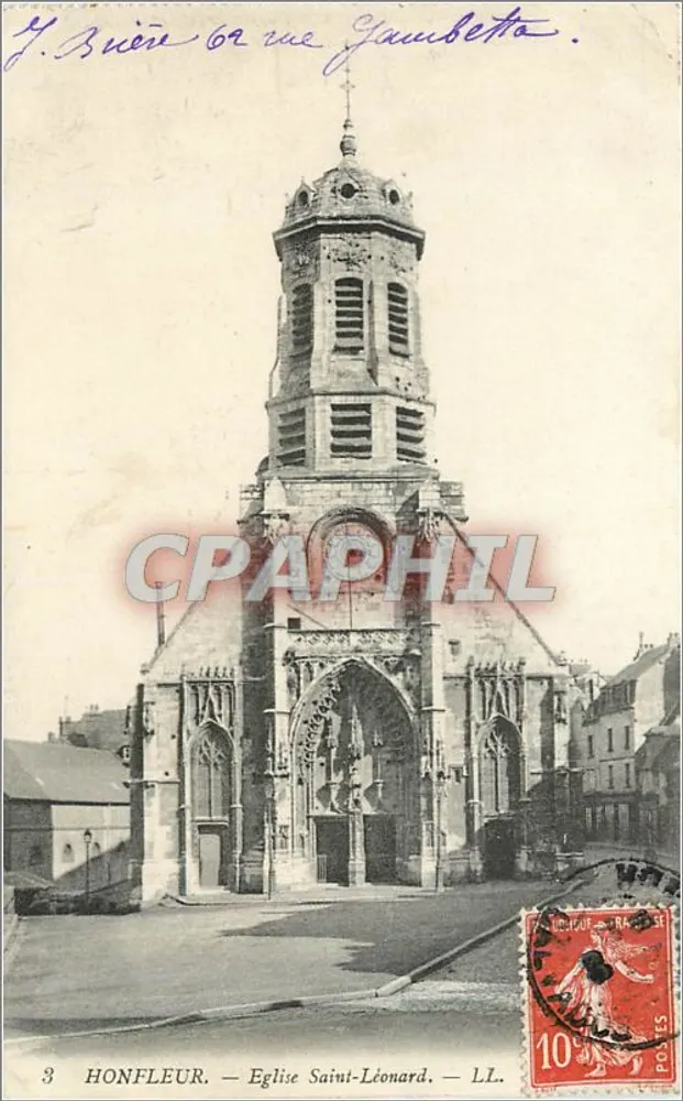 Honfleur — Igreja de São Leão — LL. - Frente