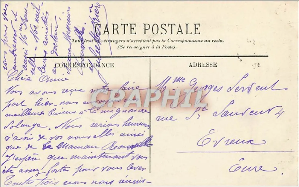 Honfleur — Igreja de São Leão — LL. - Verso