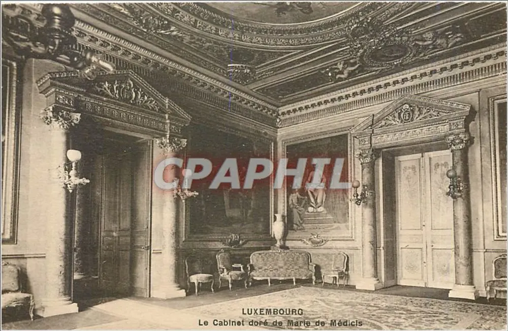 Le Cabinet doré de Marie de Médicis — Luxembourg — éditeur anonyme - Recto