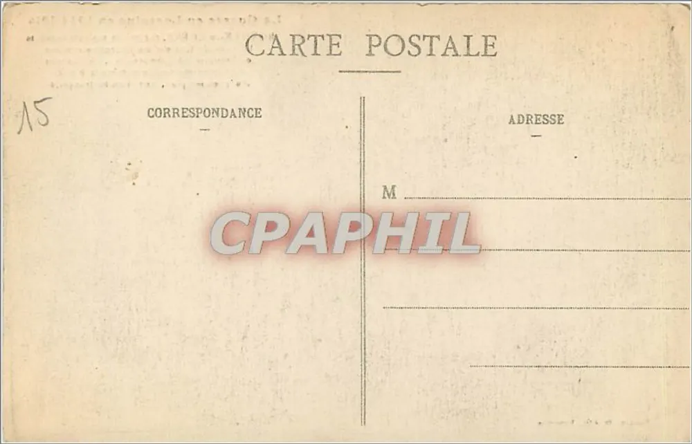 Roville-sur-Chêne — Der Park des Schlosses, Schauplatz heftiger Kämpfe — Verlag Bantin, 18, Verlag, Lunéville - Rückseite