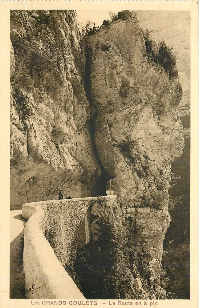 GRANDS GOULETS — Szlak wąski — Wydawnictwo Marf-Martinotto Frères, Grenoble - Awers