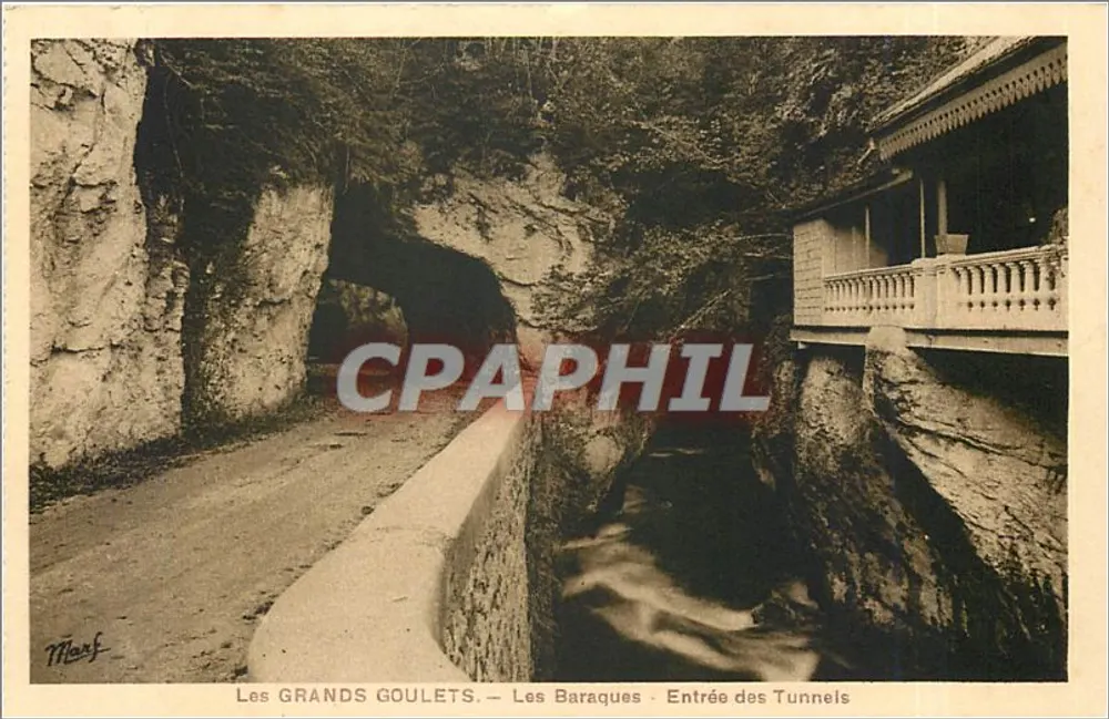 Os GRANDS GOULETS — Les Baraques — Entrada dos Túneis - Frente