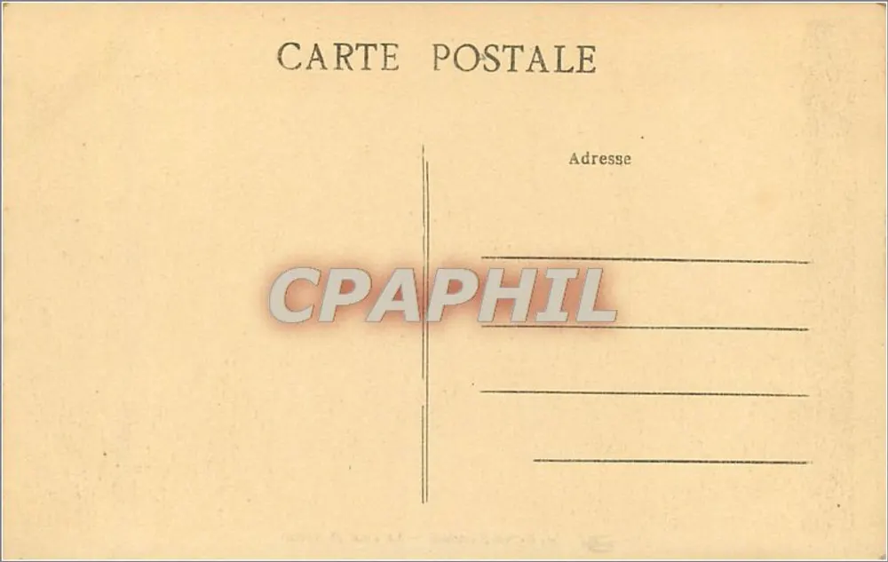 Brive (Corrèze) — View of Saint-Martin Tower — Publisher: C. P. A. P H I L - Back