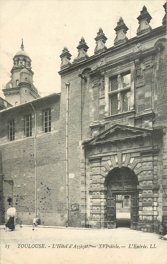 Toulouse - Das Hotel d'Arzéat - 16. Jahrhundert - Der Eingang - Vorderseite