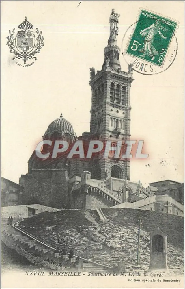 Marseille - Sanctuaire de N.D. de la Garde — Édition spéciale du Sanctuaire - Recto