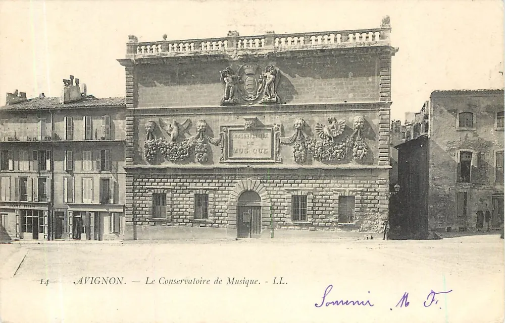Avignone — Il Conservatorio di Musica — LL. - Recto
